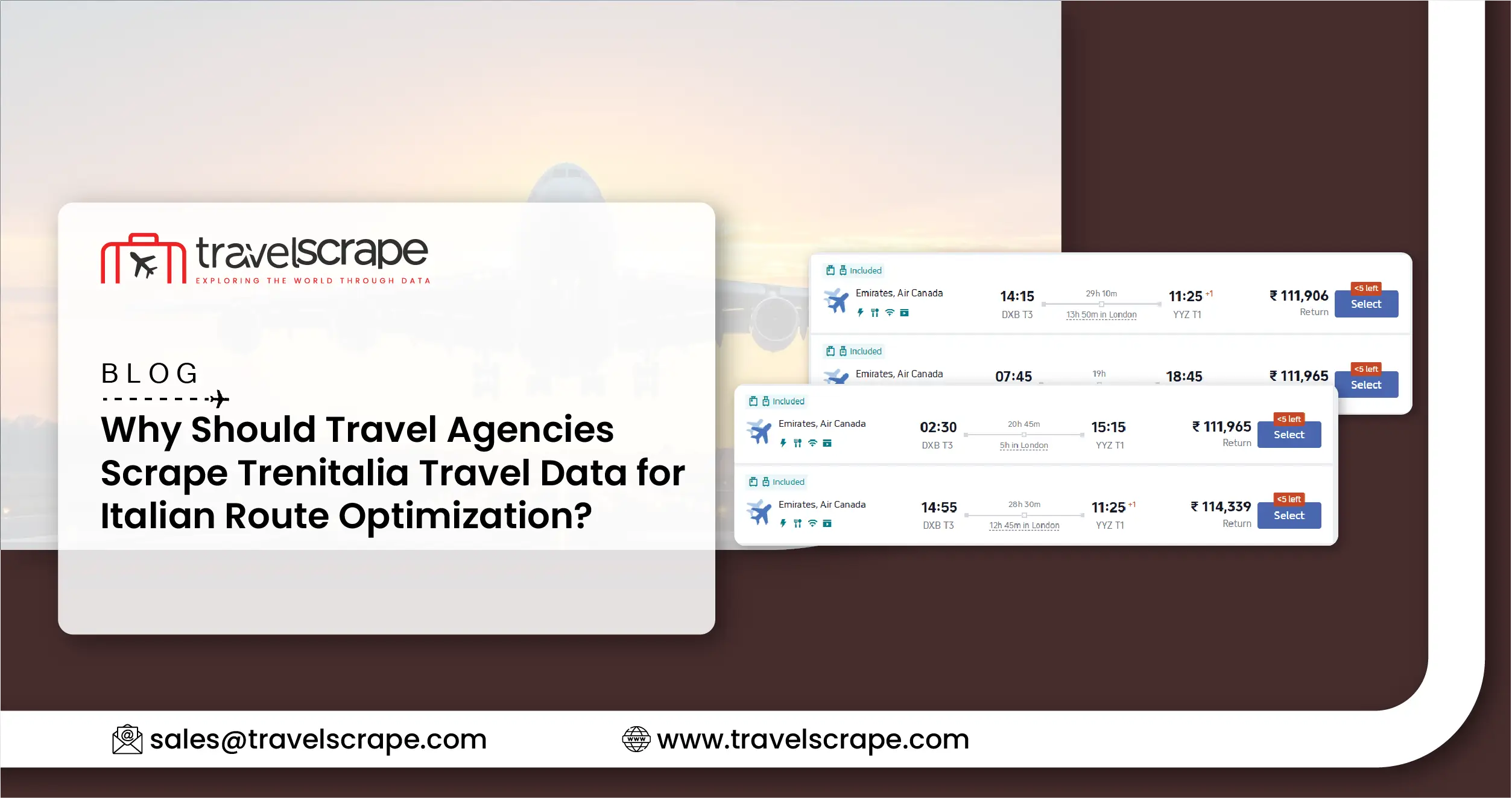 Why Should Travel Agencies Scrape Trenitalia Travel Data for Italian Route Optimization?